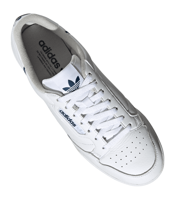 adidas Originals Continental 80 Sneaker Weiss Blau - weiss
