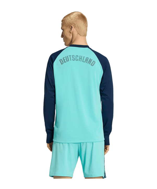 adidas DFB Deutschland Prematch Sweatshirt WM 2026 Türkis - tuerkis