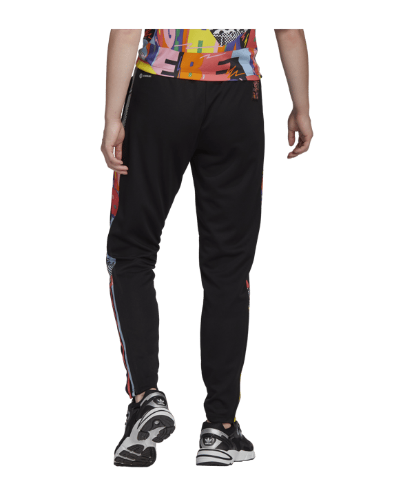 adidas Tiro Pride Trainingshose Damen Schwarz - schwarz