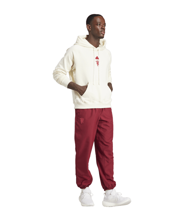 adidas Manchester United Hoody Weiss - weiss