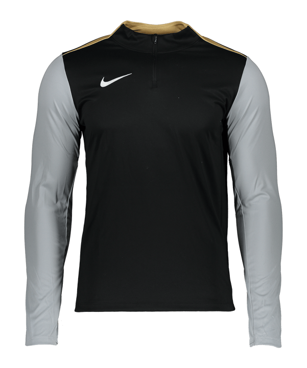 Nike Academy Pro 24 Drill Top Schwarz Grau F011 - schwarz