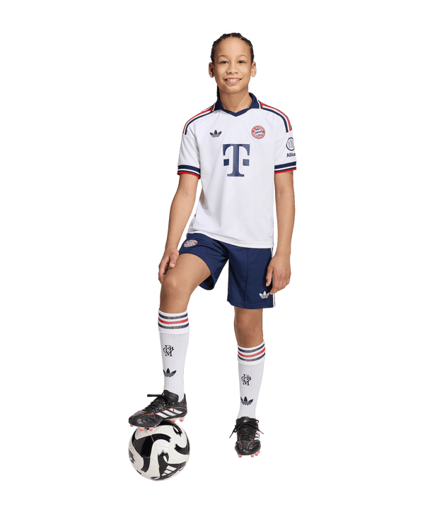 adidas FC Bayern München Korte broek Away 2026/2027 Kinderen Blauw - blauw