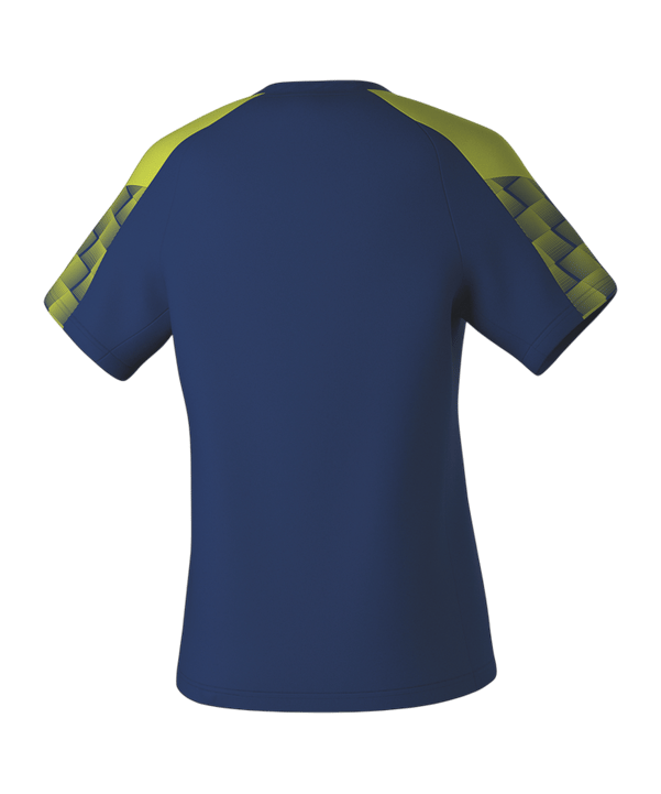 Erima Evo Star T-Shirt Damen Blau Gelb - blau