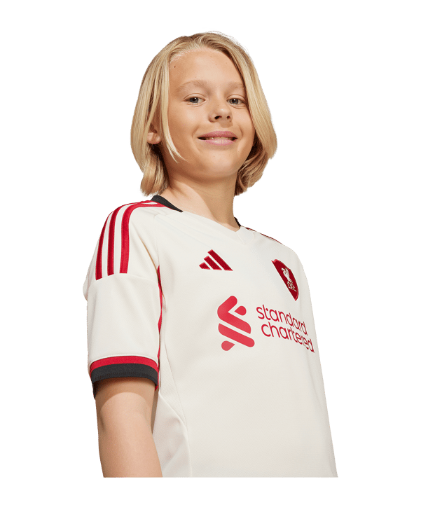 adidas FC Liverpool Trikot Away 2025/2026 Kids Weiß - weiss