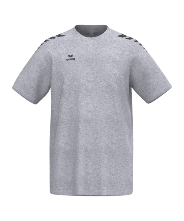 Erima CMPT Wings T-shirt Grigio Cgraumelangeschwarz - grigio