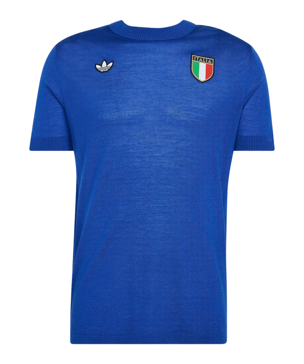 adidas FIGC Italien 70s Trikot Blau - blau