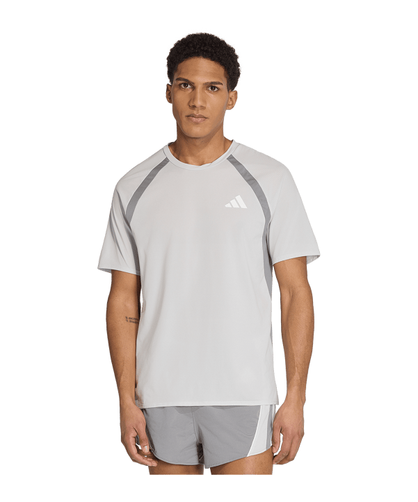 adidas Adizero Archive Running T-shirt Argento - argento