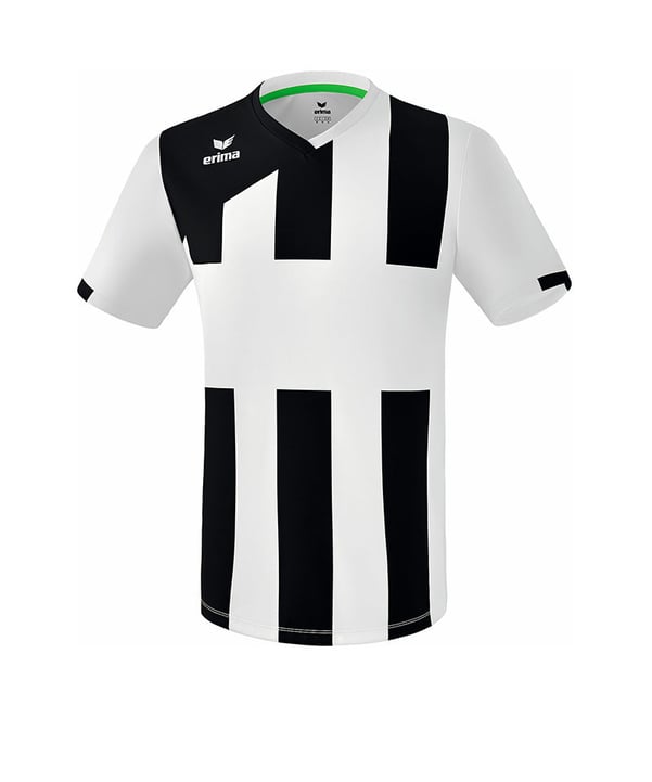 Erima Siena 3.0 Trikot kurzarm Weiss Schwarz - weiss