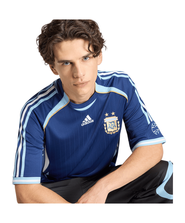 adidas AFA Argentinien Trikot Away 2006 Blau - blau