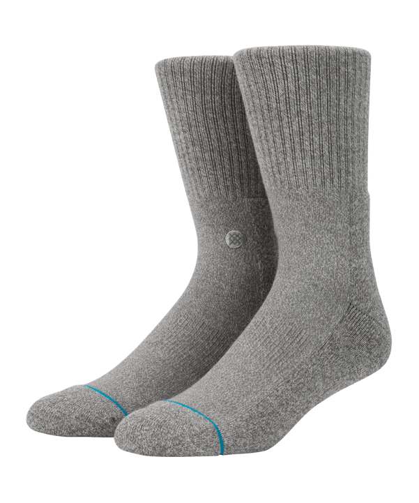 Stance Uncommon Solids Icon Socks 3er Pack Grau - grau