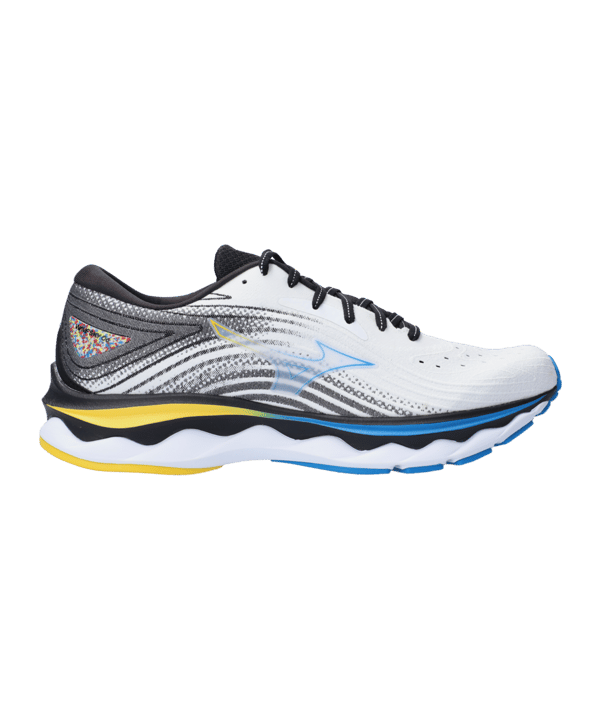 Mizuno Wave Sky 6 Weiss Gelb F01 Laufschuh - weiss
