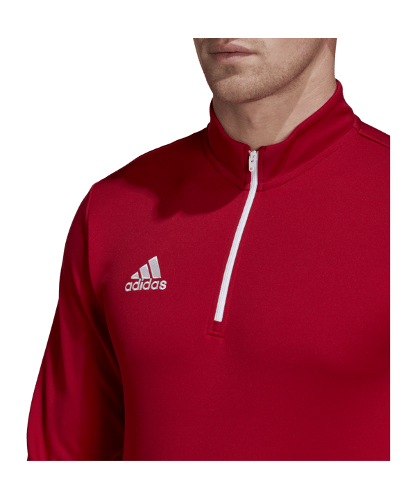 adidas Entrada 22 HalfZip Sweatshirt Rot - rot