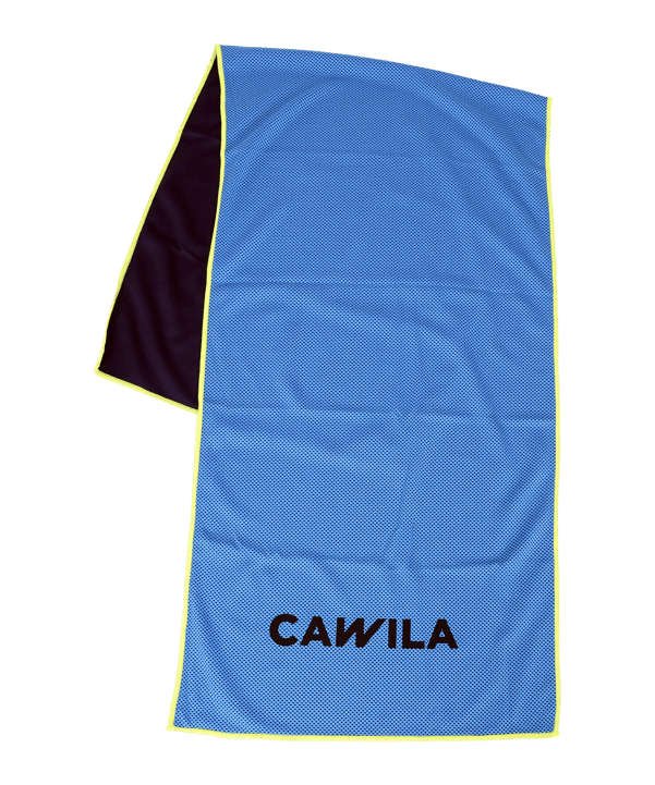 Cawila Academy Ice kühlendes Handtuch Blau Gelb - blau