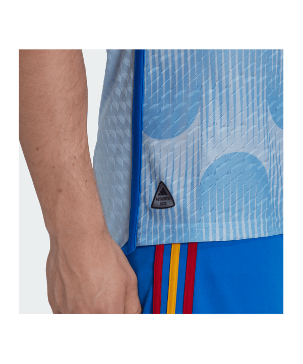 adidas Spanien Auth. Trikot Away WM 2022 Blau - blau