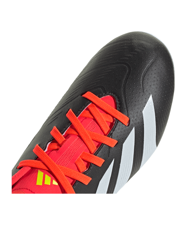 adidas Predator League FG Solar Energy Kids Schwarz Weiss Rot - schwarz