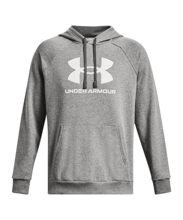 Under Armour Rival Fleece Logo Hoody Grau F025 - grau
