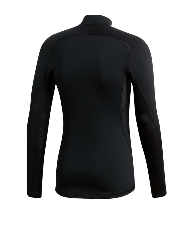adidas Alphaskin Mock Warm langarm Schwarz - schwarz