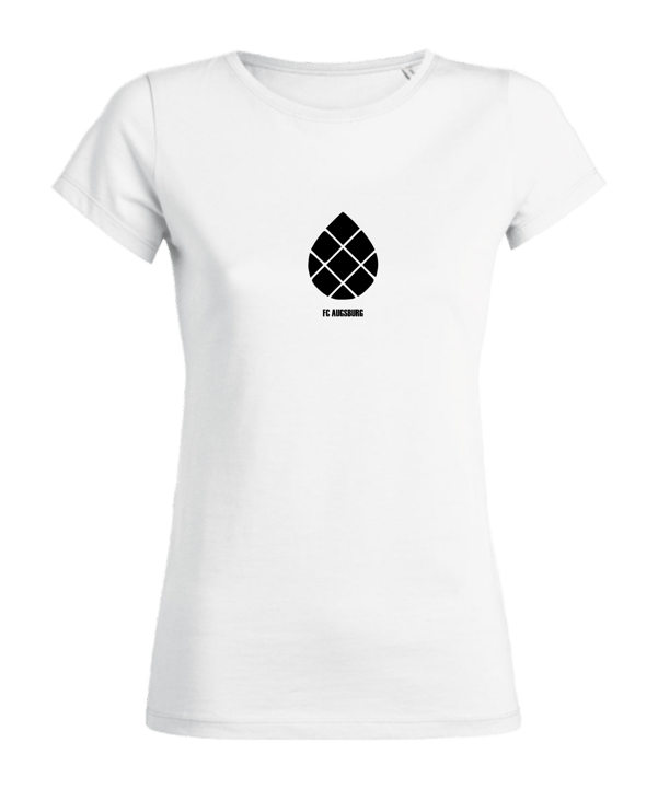FC Augsburg T-Shirt Zirbelnuss Damen Weiss - weiss