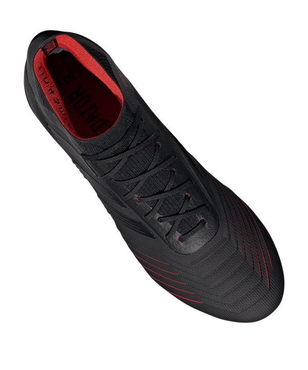 adidas Predator 19.1 FG Schwarz - schwarz