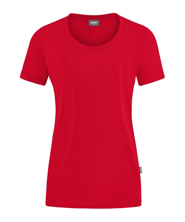 JAKO Organic Stretch T-Shirt Damen Rot F100 - rot