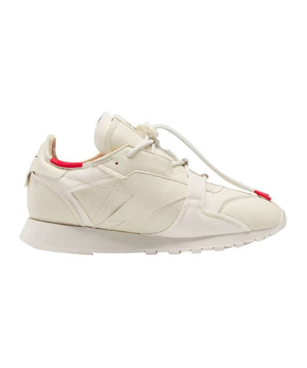 Reebok Classic Vegan Beige Rot Schwarz Laufschuh - beige