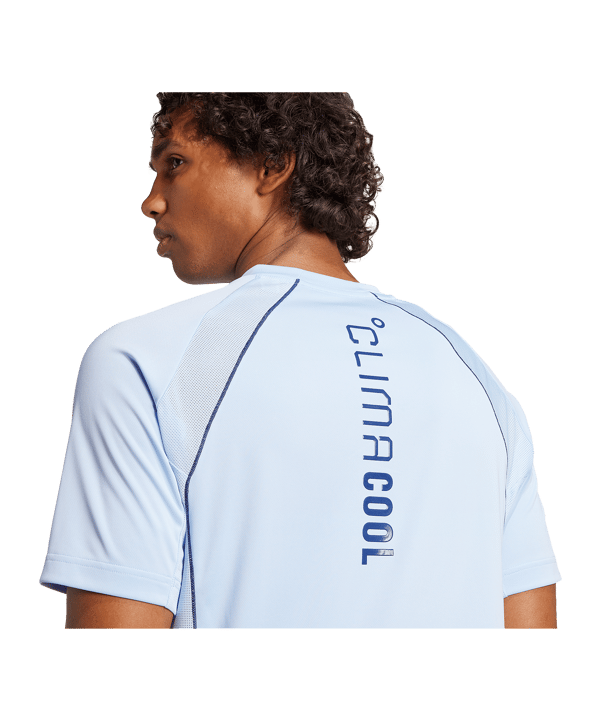 adidas Tech Apparel Climacool T-Shirt Blau - blau