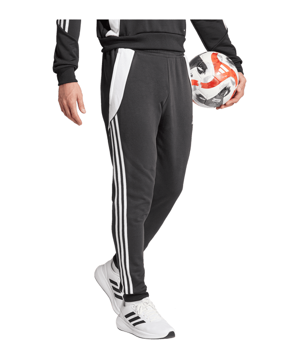 adidas Tiro 24 Trainingshose Schwarz Weiss - schwarz