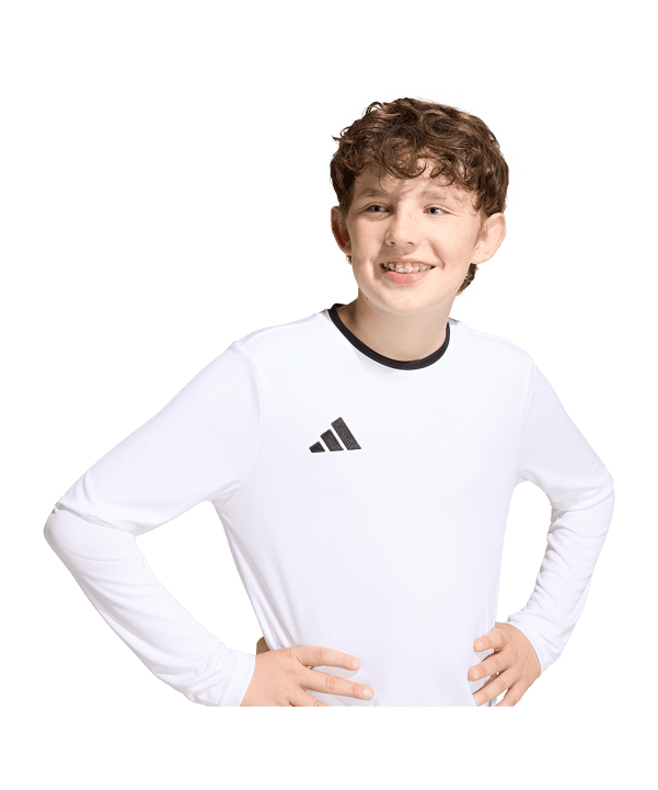 adidas Entrada 26 Trikot Langarm Kids Weiß - weiss