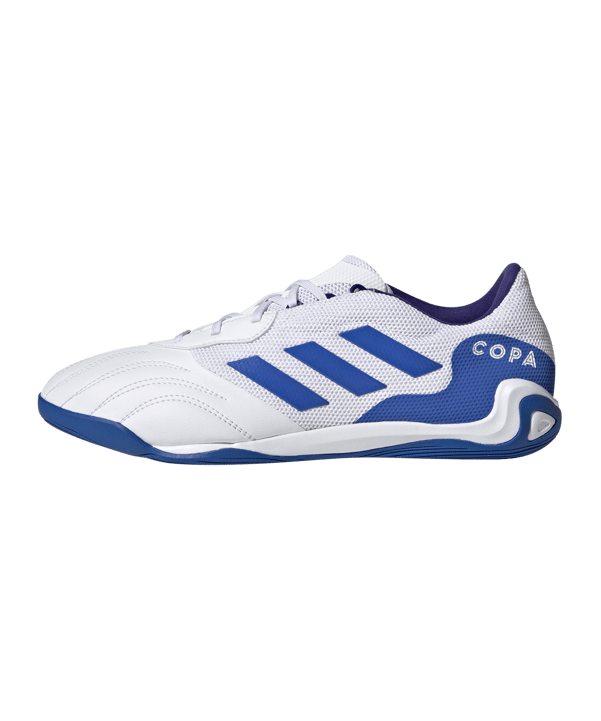 adidas COPA SENSE.3 IN Sala Diamond Edge Weiss Blau - weiss