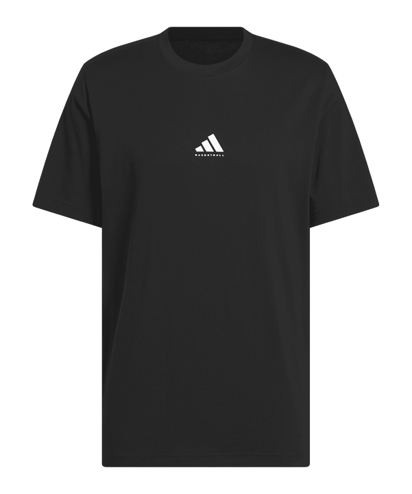 adidas Basketball Graphic T-Shirt Schwarz - schwarz