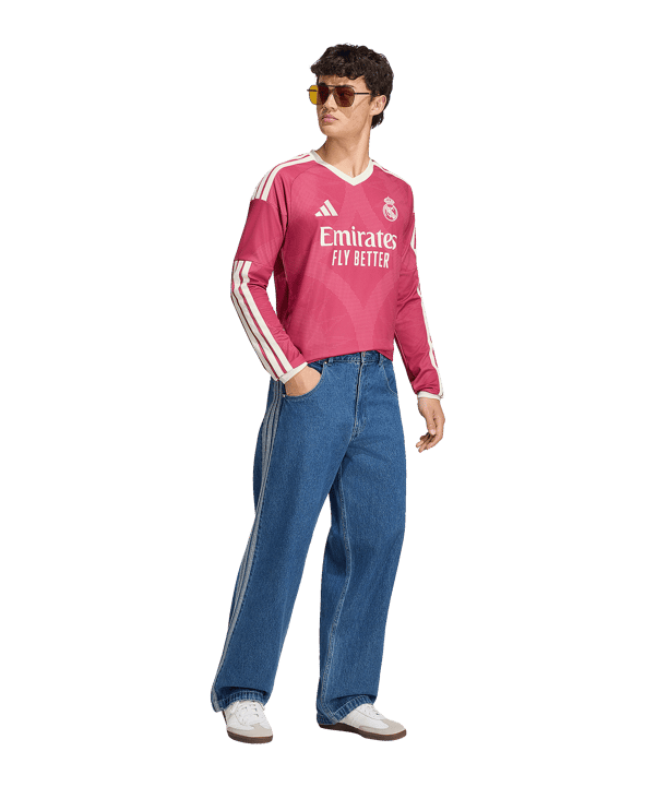 adidas Real Madrid Shirt met lange mouwen 3rd 2026/2027 Roze - roze