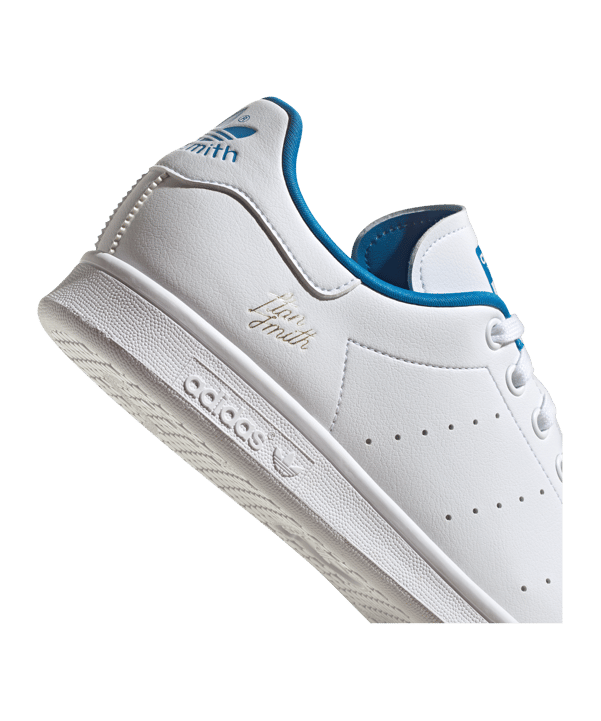 adidas Originals Stan Smith Blau Weiss - weiss