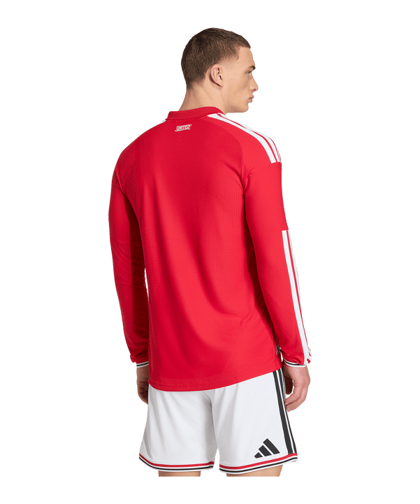 adidas Manchester United Authentic Trikot Langarm Home 2026/2027 Rot - rot