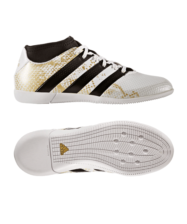 adidas ACE 16.3 Primemesh IN Halle J Kids Weiss - weiss