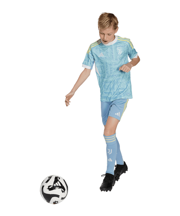adidas Juventus Turin Trikot Away 2025/2026 Kids Blau - blau