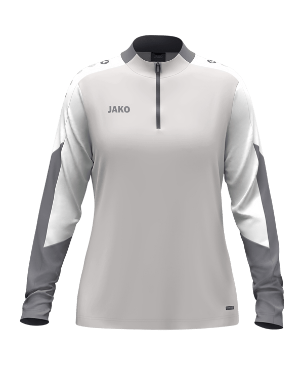JAKO Dynamic Ziptop Sweatshirt Damen Grau F837 - grau