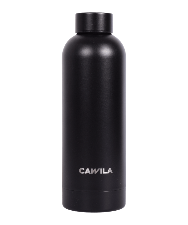 Cawila GEAR Trinkflasche THERMO STEEL | 500ml - schwarz