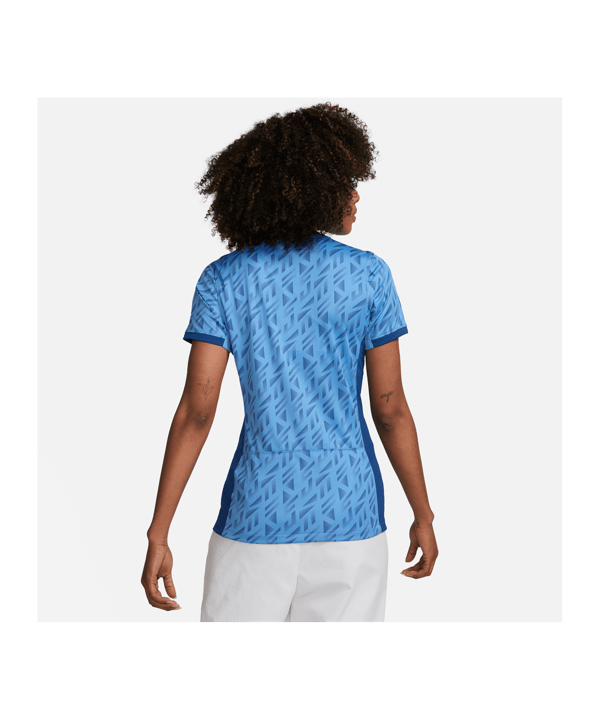 Nike England Trikot Away Frauen WM 2023 Damen Blau Weiss F462 - blau