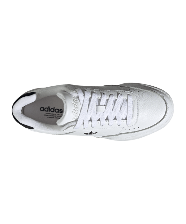 adidas Originals Court Super Damen Weiss Schwarz - weiss