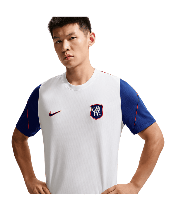 Nike FC Chelsea London Maglietta da Allenamento Bianco C100 - bianco