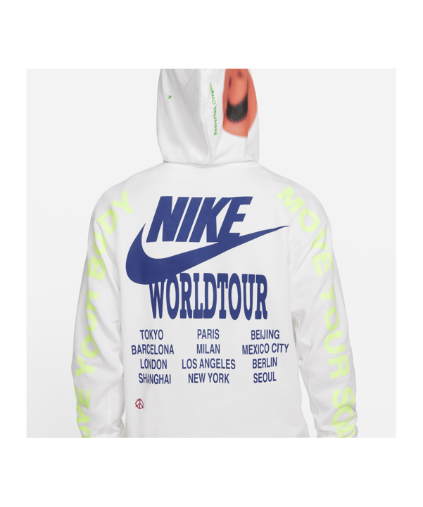 Nike World Tour Hoody Weiss F100 - weiss
