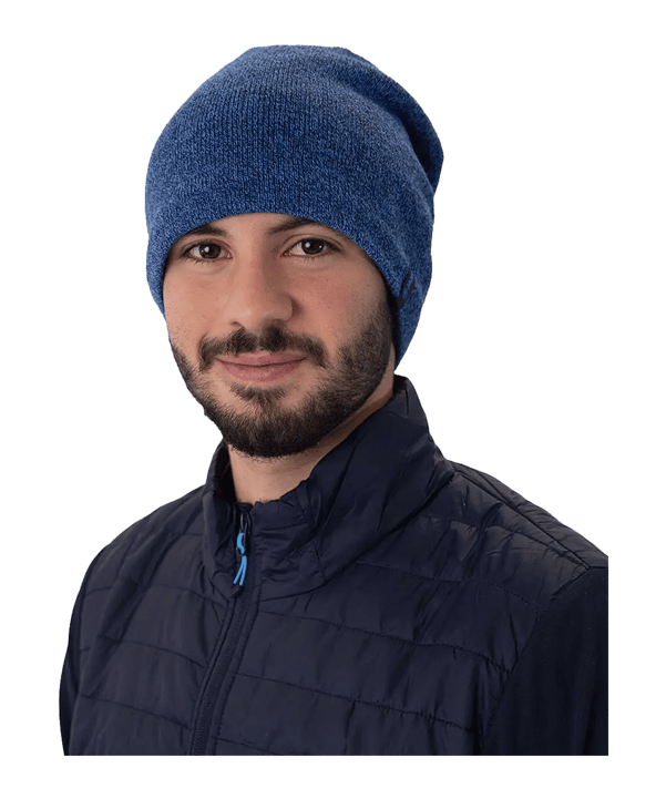 JAKO Knitted Capuchon Bleu C04 - bleu