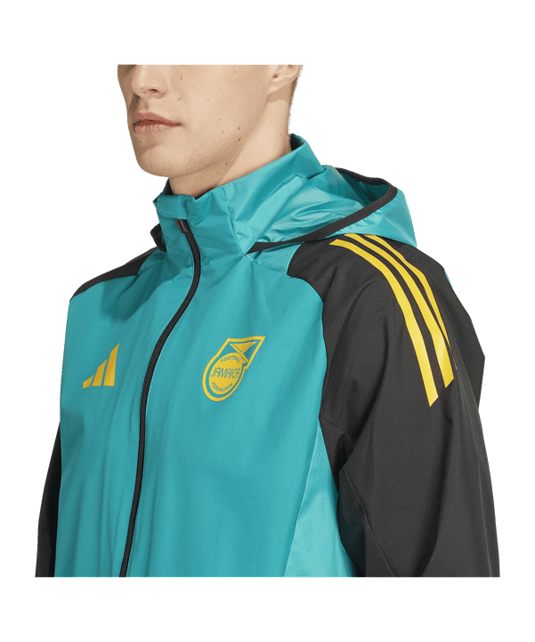 adidas Jamaica Regenjacke Grün - gruen