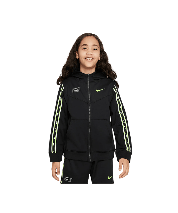 Nike Repeat Jacke Schwarz F013 - schwarz