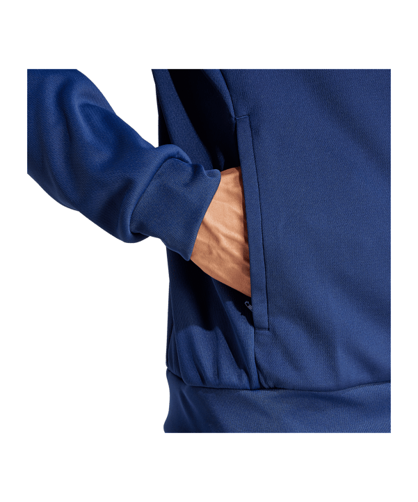 adidas Tiro 25 Travel Kapuzenjacke Blau - blau