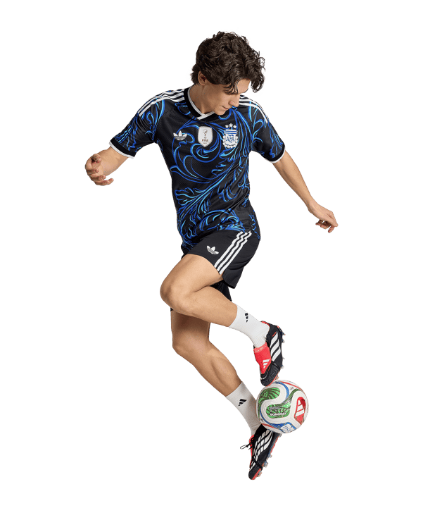 adidas AFA Argentinien Authentic Trikot Away WM 2026 Schwarz - schwarz