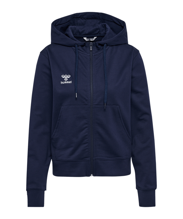 Hummel GO 2.0 Kapuzenjacke Damen Blau F7026 - blau