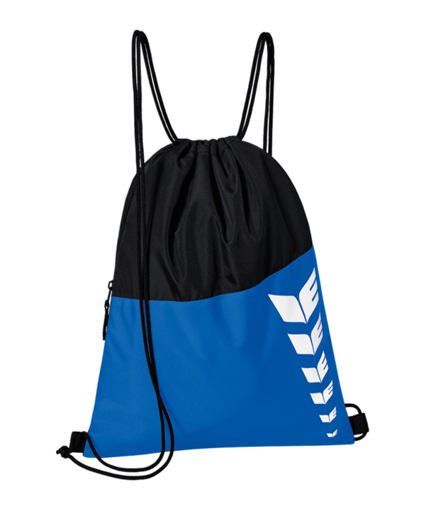 Erima Six Wings Gymsack Blau Schwarz - blau