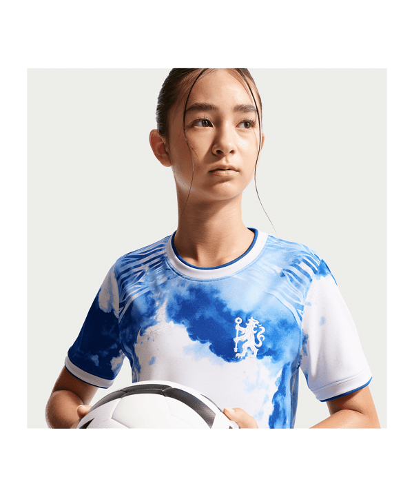 Nike Chelsea FC Prematch T-shirt 2026/2027 Kids Wit K101 - wit