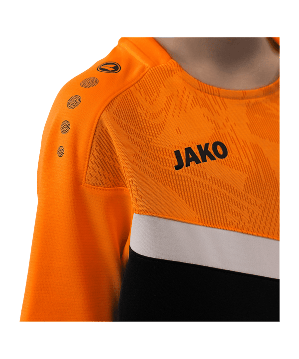 JAKO Icon T-Shirt Kids Schwarz Orange F807 - schwarz